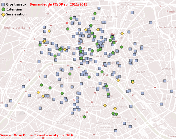 mapping gros travaux